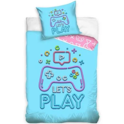 Bavlnené posteľné obliečky Let's Play