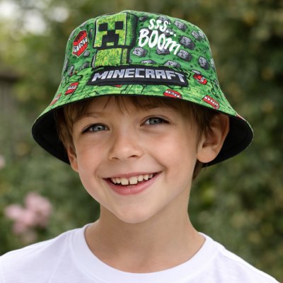 Detský letný klobúk Minecraft