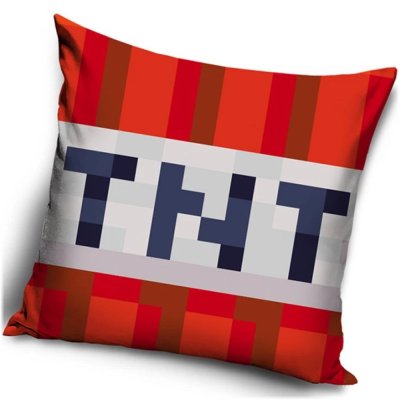 Velúrový vankúš Minecraft - TNT Block