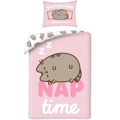 Posteľné obliečky z mikrovlákna Pusheen - NAP time