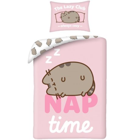 Posteľné obliečky z mikrovlákna Pusheen - NAP time