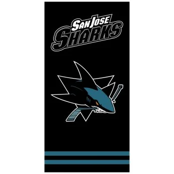 Hokejová bavlnená osuška NHL San Jose Sharks - black