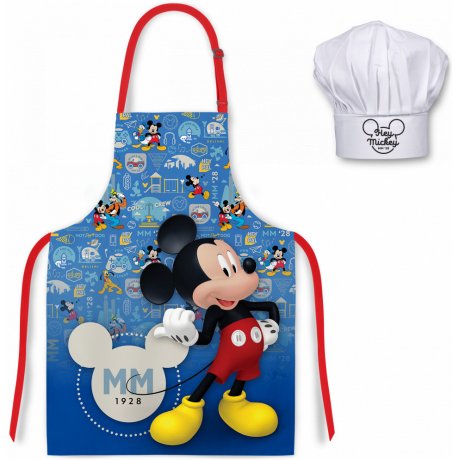 Detská zástera s kuchárskou čiapkou Mickey Mouse - Disney
