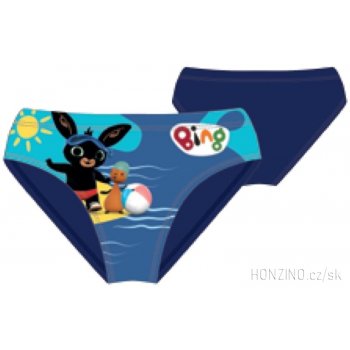 Chlapčenské slipové plavky Zajačik Bing Bunny - modré