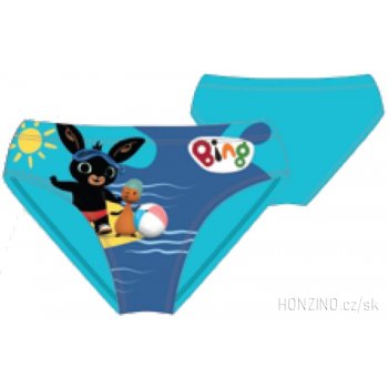 Chlapčenské slipové plavky Zajačik Bing Bunny - tyrkysové