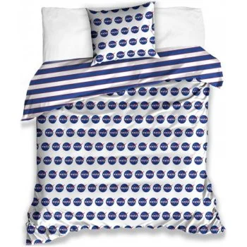 Saténové posteľné obliečky NASA