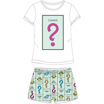 Dámske krátke pyžamo Monopoly - Šanca?