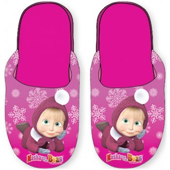 Dievčenské papuče Máša a medveď