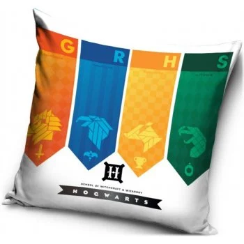 Obliečka na vankúš Harry Potter - prápory koľají
