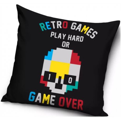 Vankúš Retro Games - Play hard or game over