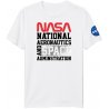 Pánske tričko s okrúhlym výstrihom NASA. Je vyrobené zo 100% bavlny 160 GSM. Zdobí ho nápis NASA - National Aeronautics and Space Administration, pričom slovo "SPACE" je striebristé. Logo NASA je aj na rukáve. Toto tričko ponúkame s rovnakou potlačou v bielom, alebo čiernom prevedení - viď výber veľkosti a farby nižšie.