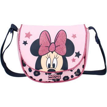 Dievčenská taška cez rameno Minnie Mouse s trblietavou mašľou - Disney