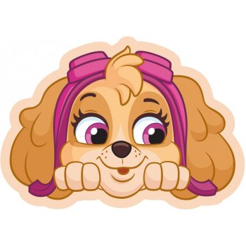 Tvarovaný vankúš Paw Patrol - Skye