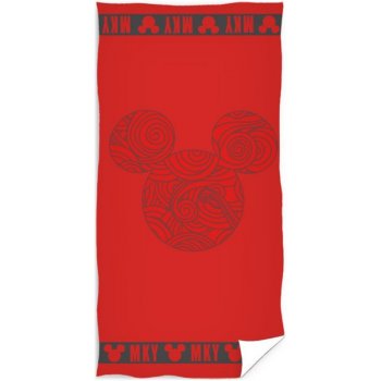 Plážová osuška Mickey Mouse - Disney - červená