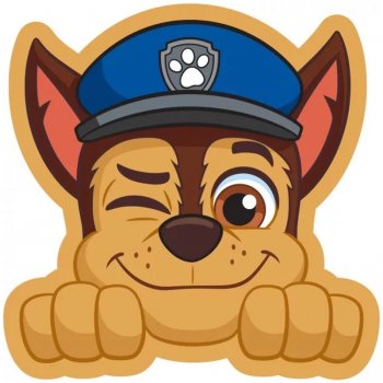 Tvarovaný vankúšik Paw Patrol - Chase