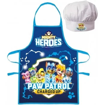 Chlapčenská zástera s kuchárskou čiapkou Paw Patrol - Charged Up