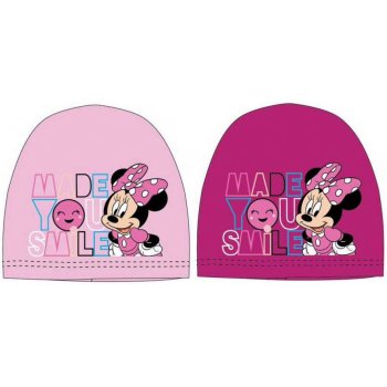 Dievčenská jarná / jesenná čiapka Minnie Mouse - Made you smile