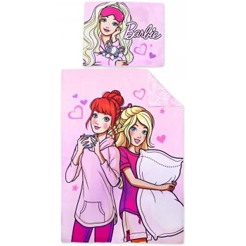 Bavlnené posteľné obliečky Barbie